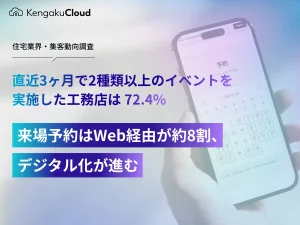 ＜工務店調査2026＞来場予約はWeb経由が約8割、デジタル化が進む